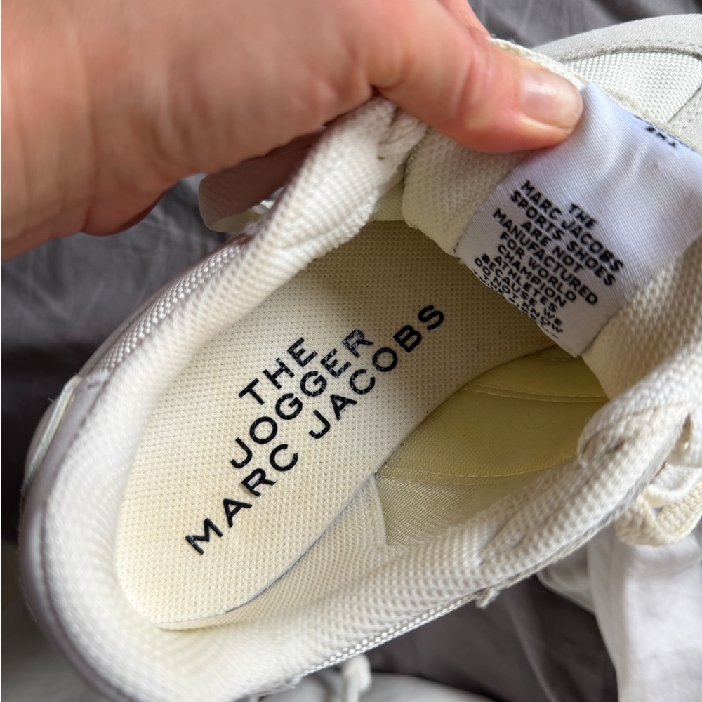 Marc Jacobs Cream Jogger Sneakers